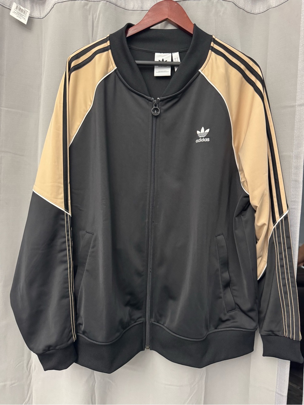 Adidas Originals Tricot SST Track Jacket Black Gold HI3000 Men's - Size XL